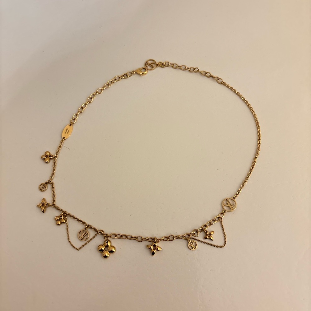 Louis Vuitton Gold Charm Necklace